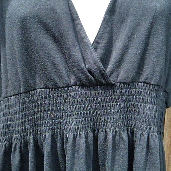 Deep V neck Knit Dress (3X) - Picture 2 of 8